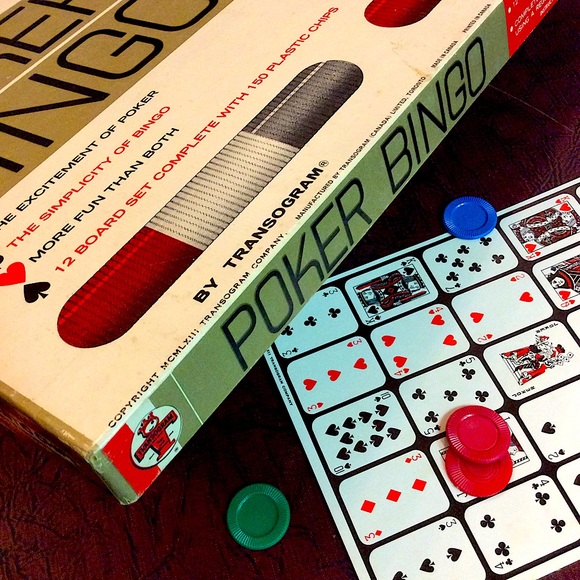 Vintage Poker Bingo Board Game - Picture 2 of 8